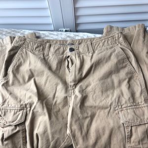 Khaki cargo pants